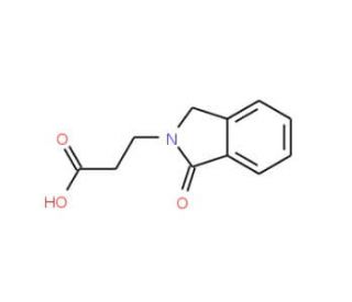 3-(1-Oxo-1,3-dihydro-2H-isoindol-2-yl)propanoicacid (CAS 83747-30-2) - chemical structure image