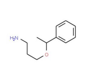 3-(1-phenylethoxy)propan-1-amine - chemical structure image
