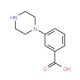 3-(1-Piperazinyl)-benzoic acid (CAS 446831-28-3) - chemical structure image