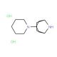 3-(1-Piperidinyl)-8-azabicyclo[3.2.1]octanedihydrochloride - chemical structure image