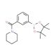 3-(1-Piperidinylcarbonyl)benzeneboronic acid pinacol ester (CAS 1073353-62-4) - chemical structure image