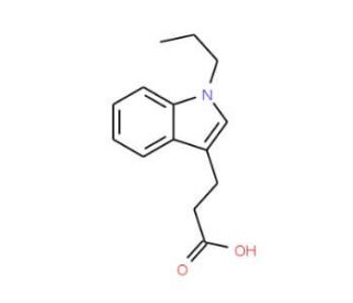 3-(1-Propyl-1H-indol-3-yl)-propionic acid - chemical structure image