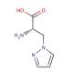 3-(1-Pyrazolyl)-L-alanine (CAS 2734-48-7) - chemical structure image