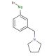 [3-(1-Pyrrolidinylmethyl)phenyl]magnesium bromide solution (CAS 480424-79-1) - chemical structure image