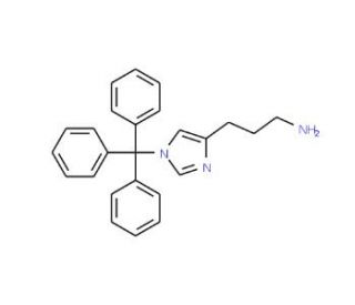 3-(1-Trityl-1H-imidazol-4-yl)-propylamine (CAS 195053-89-5) - chemical structure image