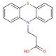 3-(10H-phenothiazin-10-yl)propanoic acid (CAS 362-03-8) - chemical structure image