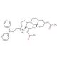 3,12-Diacetoxy-bis-nor-cholanyldiphenylethylene - chemical structure image