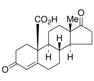 3,17-Dioxo-19-carboxy-androst-4-ene (CAS 4757-95-3) - chemical structure image