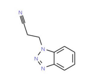 3-(1H-1,2,3-benzotriazol-1-yl)propanenitrile - chemical structure image