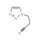 3-(1H-1,2,3-triazol-1-yl)propanenitrile (CAS 4320-92-7) - chemical structure image