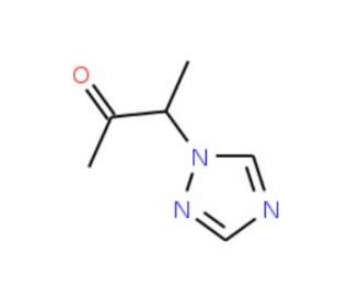 3-(1H-1,2,4-Triazol-1-yl)-2-butanone (CAS 106836-80-0) - chemical structure image