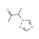 3-(1H-1,2,4-Triazol-1-yl)-2-butanone (CAS 106836-80-0) - chemical structure image