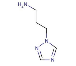 3-(1H-1,2,4-triazol-1-yl)propan-1-amine (CAS 69807-82-5) - chemical structure image