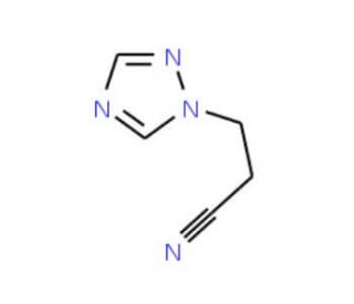 3-(1H-1,2,4-triazol-1-yl)propanenitrile (CAS 76686-83-4) - chemical structure image