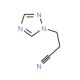 3-(1H-1,2,4-triazol-1-yl)propanenitrile (CAS 76686-83-4) - chemical structure image