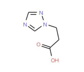 3-(1H-1,2,4-Triazol-1-yl)propionic acid (CAS 76686-84-5) - chemical structure image