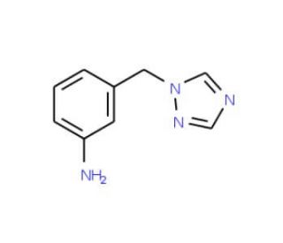 3-(1H-1,2,4-Triazol-1-ylmethyl)aniline (CAS 127988-22-1) - chemical structure image