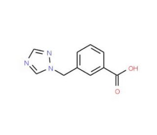 3-(1H-1,2,4-Triazol-1-ylmethyl)benzoic acid (CAS 857284-23-2) - chemical structure image