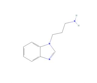3-(1H-benzimidazol-1-yl)propan-1-amine (CAS 73866-15-6) - chemical structure image