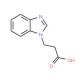 3-(1H-benzimidazol-1-yl)propanoic acid (CAS 14840-18-7) - chemical structure image