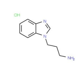 3-(1H-Benzimidazol-1-yl)propylamine hydrochloride - chemical structure image