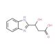 3-(1H-benzimidazol-2-yl)-3-hydroxypropanoic acid (CAS 99072-13-6) - chemical structure image
