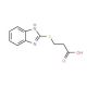 3-(1H-Benzimidazol-2-ylsulfanyl)propanoic acid - chemical structure image