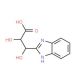 3-(1H-Benzoimidazol-2-yl)-2,3-dihydroxy-propionicacid - chemical structure image