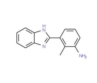 3-(1H-Benzoimidazol-2-yl)-2-methyl-phenylamine (CAS 428856-24-0) - chemical structure image