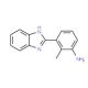 3-(1H-Benzoimidazol-2-yl)-2-methyl-phenylamine (CAS 428856-24-0) - chemical structure image