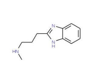 [3-(1H-Benzoimidazol-2-yl)-propyl]-methyl-amine (CAS 64137-52-6) - chemical structure image