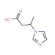 3-(1H-Imidazol-1-yl)butanoic acid - chemical structure image