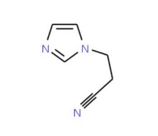 3-(1H-imidazol-1-yl)propanenitrile (CAS 23996-53-4) - chemical structure image