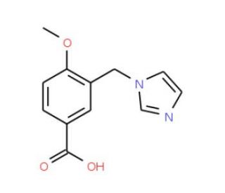 3-(1H-Imidazol-1-ylmethyl)-4-methoxybenzoic acid - chemical structure image