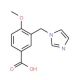 3-(1H-Imidazol-1-ylmethyl)-4-methoxybenzoic acid - chemical structure image
