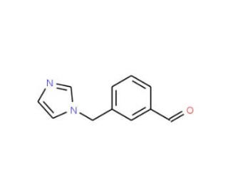 3-(1H-Imidazol-1-ylmethyl)benzaldehyde (CAS 102432-05-3) - chemical structure image