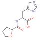 3-(1H-imidazol-4-yl)-2-(oxolan-2-ylformamido)propanoic acid - chemical structure image