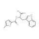 3-(1H-Indol-3-yl)-2-[(5-methyl-furan-2-carbonyl)-amino]-propionic acid (CAS 360573-13-3) - chemical structure image