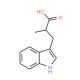 3-(1H-Indol-3-yl)-2-methylpropionic acid - chemical structure image