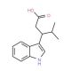 3-(1H-Indol-3-yl)-4-methyl-pentanoic acid - chemical structure image