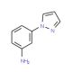 3-(1H-pyrazol-1-yl)aniline (CAS 184097-88-9) - chemical structure image