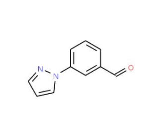 3-(1H-Pyrazol-1-yl)benzaldehyde (CAS 852227-92-0) - chemical structure image