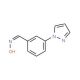 3-(1H-Pyrazol-1-yl)benzenecarbaldehyde oxime - chemical structure image
