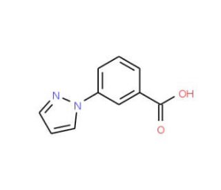 3-(1H-Pyrazol-1-yl)benzoic acid (CAS 264264-33-7) - chemical structure image