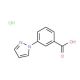 3-(1H-Pyrazol-1-yl)benzoic acid hydrochloride - chemical structure image