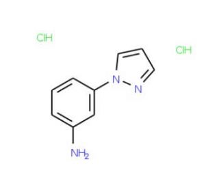 [3-(1H-Pyrazol-1-yl)phenyl]aminedihydrochloride - chemical structure image
