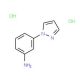 [3-(1H-Pyrazol-1-yl)phenyl]aminedihydrochloride - chemical structure image