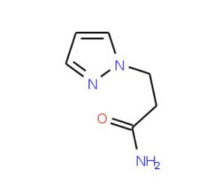 3-(1H-Pyrazol-1-yl)propanamide - chemical structure image