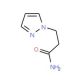 3-(1H-Pyrazol-1-yl)propanamide - chemical structure image