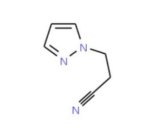 3-(1H-pyrazol-1-yl)propanenitrile (CAS 88393-88-8) - chemical structure image